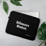 ( Billionaire Mindset ) Black Laptop Sleeve Case
