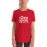 ( iCRE8 Wealth ) Kids Short Sleeve T-Shirt