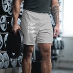 ( Elev8 ) Men's Grey Athletic Long Shorts