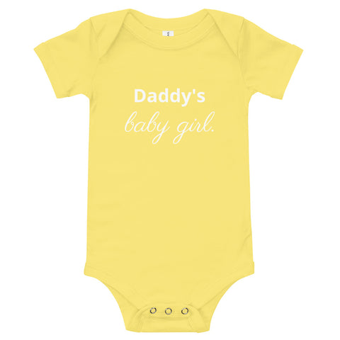( Daddy's Baby Girl ) Baby/Kids short sleeve one piece