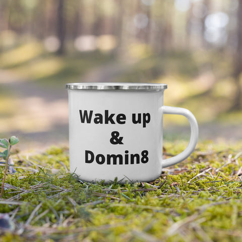 ( Wake up & Domin8 ) Enamel Mug - Accessories
